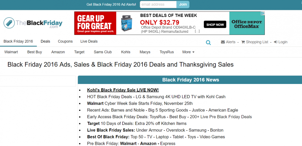 the-black-friday-webpage